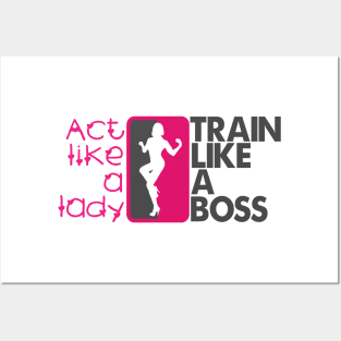 Act like a lady Posters and Art